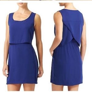 Athleta blue getaway popover dress